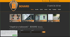Desktop Screenshot of bovard.si