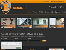 Tablet Screenshot of bovard.si